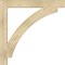 Ekena Millwork Thorton Block Rough Sawn Bracket, Douglas Fir, 4"W x 36"D x 36"H BKT04X36X36THR05RDF - alternate 4